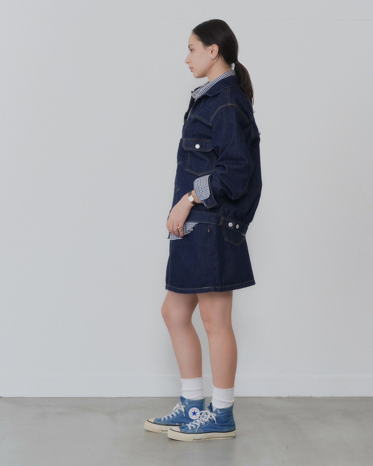 CACAO DENIM SKIRT – Shinzone