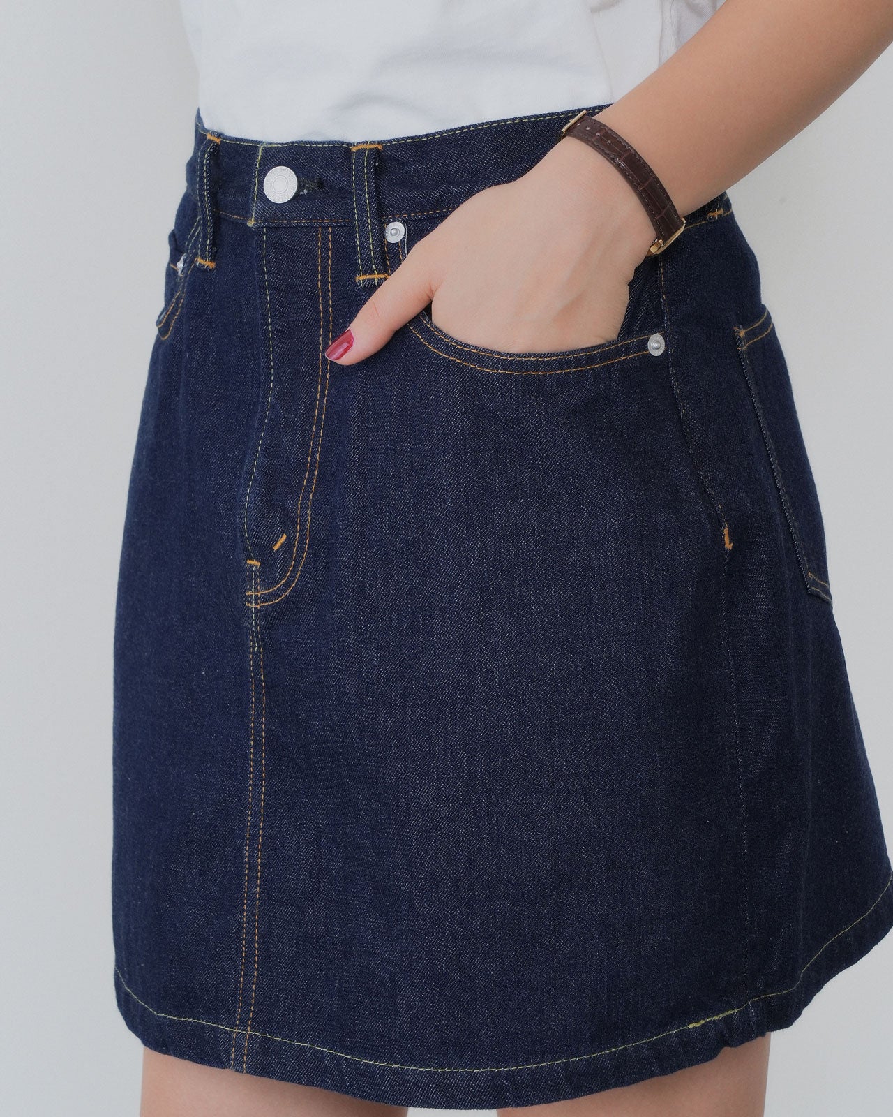 CACAO DENIM SKIRT – Shinzone