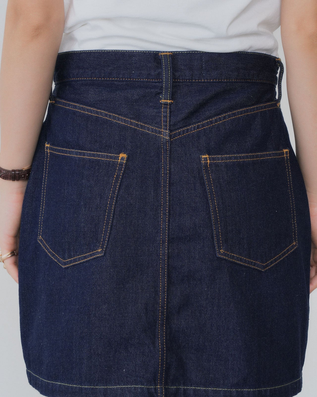 CACAO DENIM SKIRT