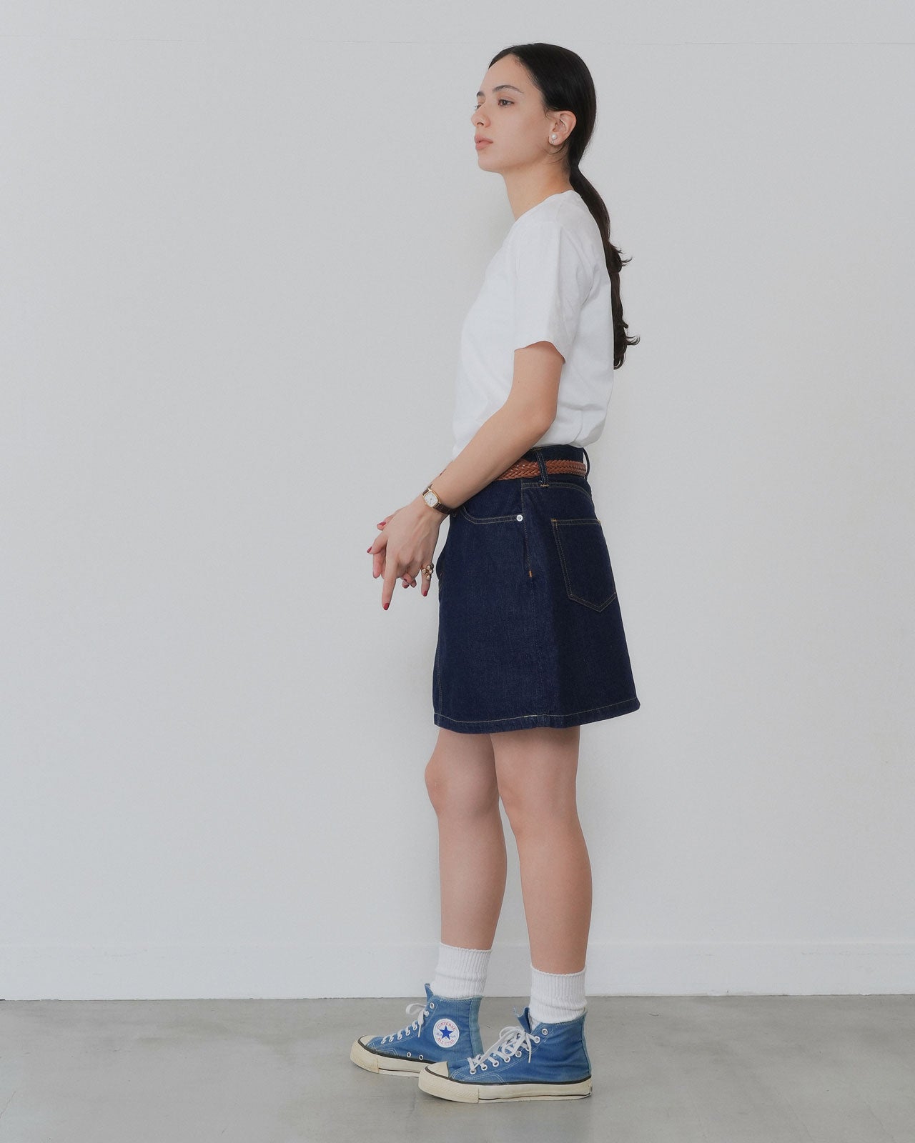 CACAO DENIM SKIRT – Shinzone