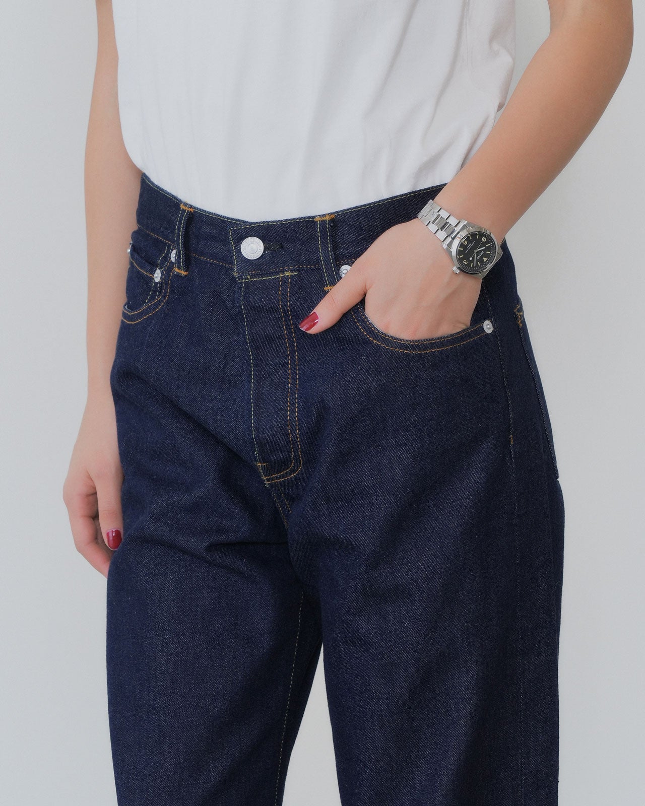 CACAO DENIM PANTS
