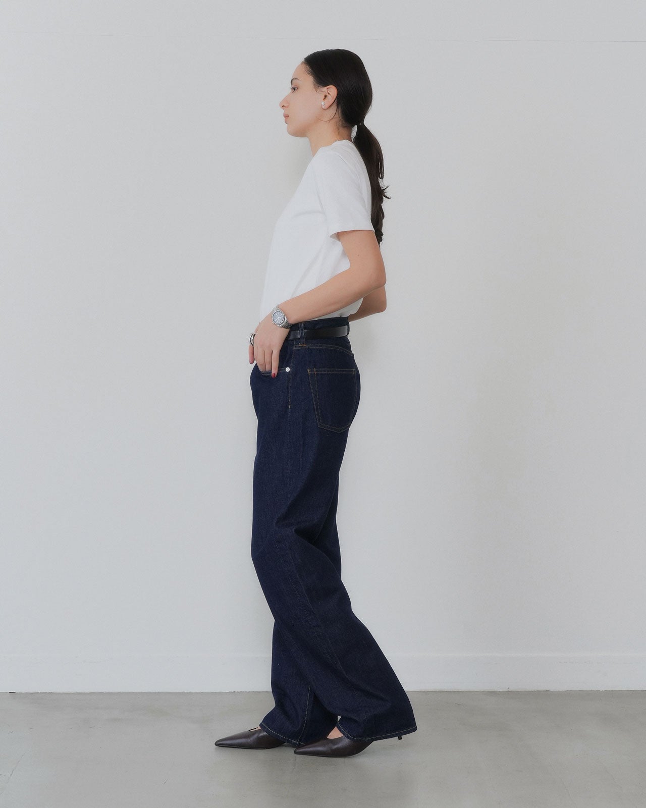 CACAO DENIM PANTS