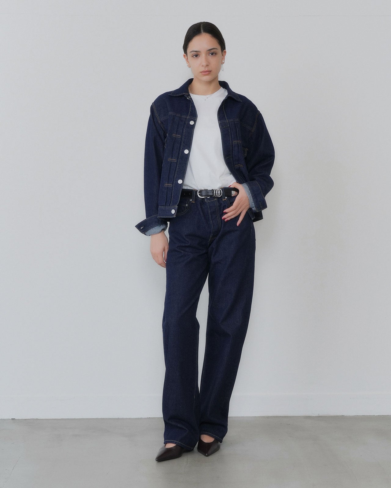 CACAO DENIM PANTS