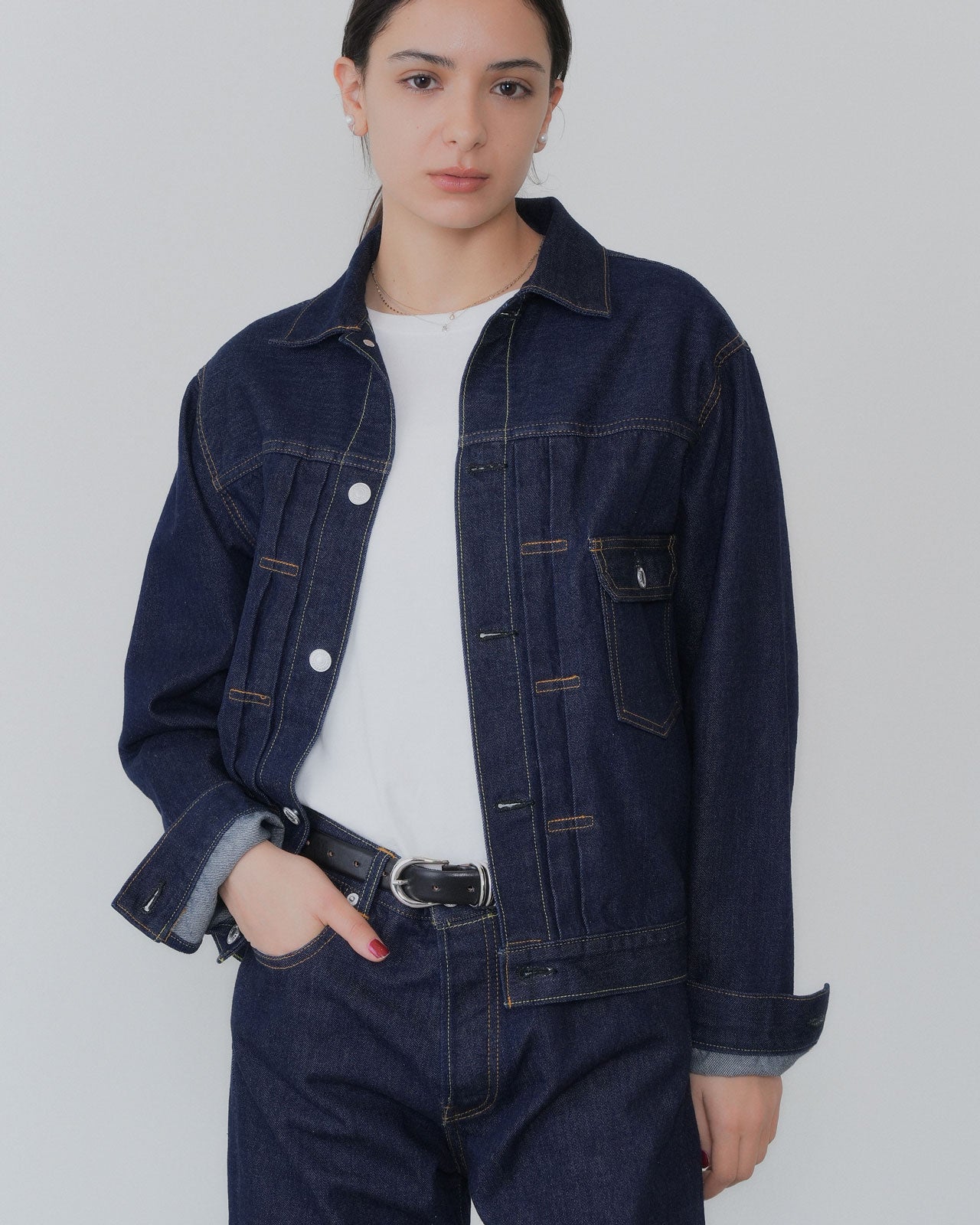 CACAO DENIM JACKET – Shinzone