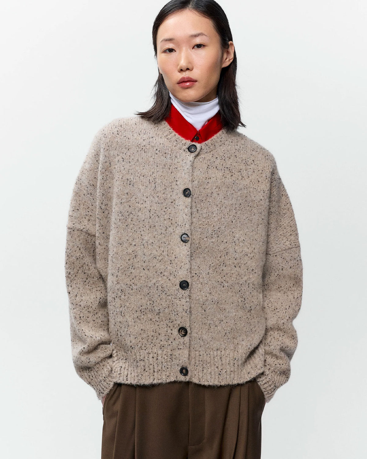 CORDERA SPECKLED CARDIGAN