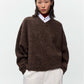 CORDERA SPECKLED V-NECK SWEATER