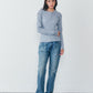 MEYAME　SOFT RIB HENRY NECK