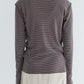 MEYAME　BORDER SOFT RIB HENRY NECK