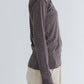 MEYAME　BORDER SOFT RIB HENRY NECK