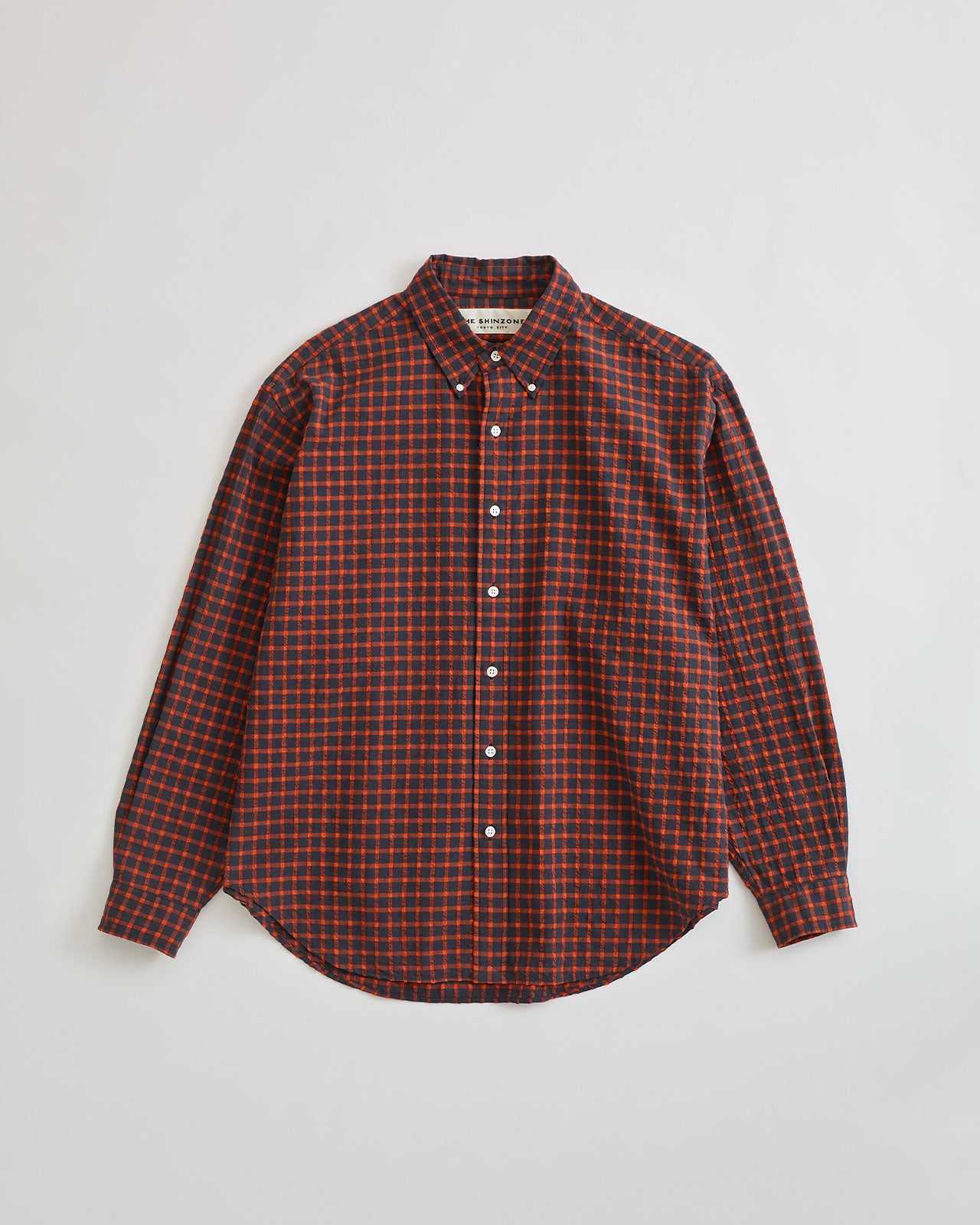 【8月上旬お届け】WASHED CHECKED DADDY SHIRT