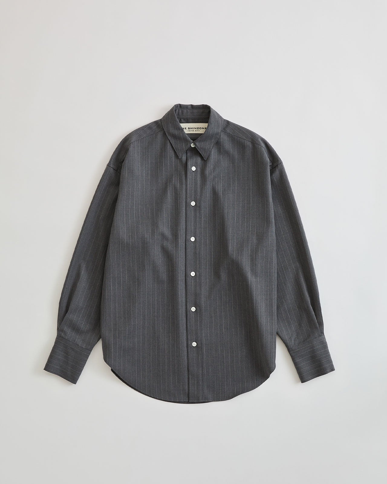 【10月上旬入荷予定】WASHABLE WOOL DADDY SHIRT(STRIPE)