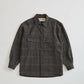 【9月中旬お届け】BRITISH WOOL CHECKED SHIRT JACKET