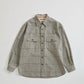 【10月上旬入荷予定】WOOL CHECKED SHIRT JACKET