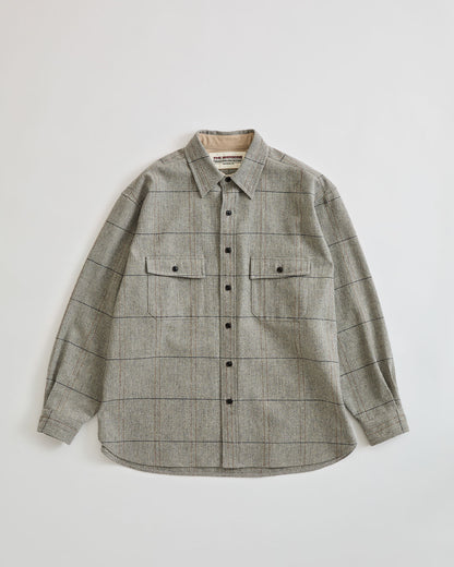 【10月上旬お届け】WOOL CHECKED SHIRT JACKET