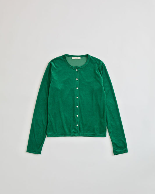 【8月下旬お届け】VELOUR CARDIGAN