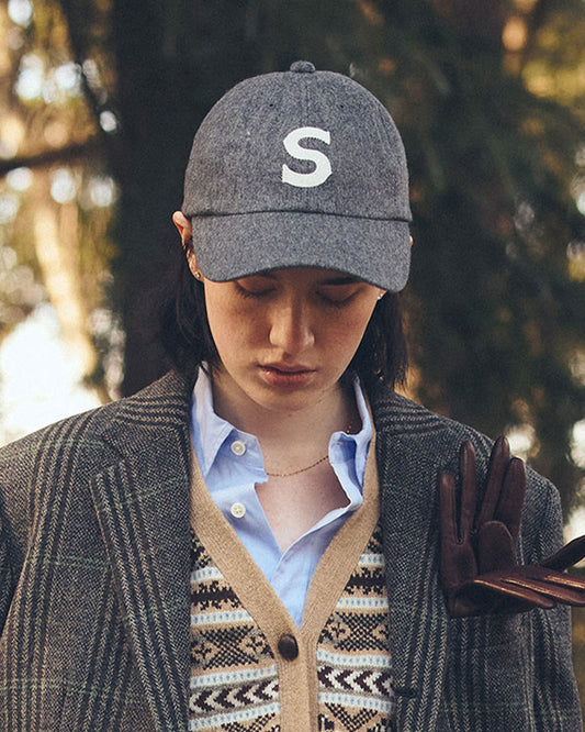 【8月上旬お届け】THE S CAP(CHARCOAL GRAY)