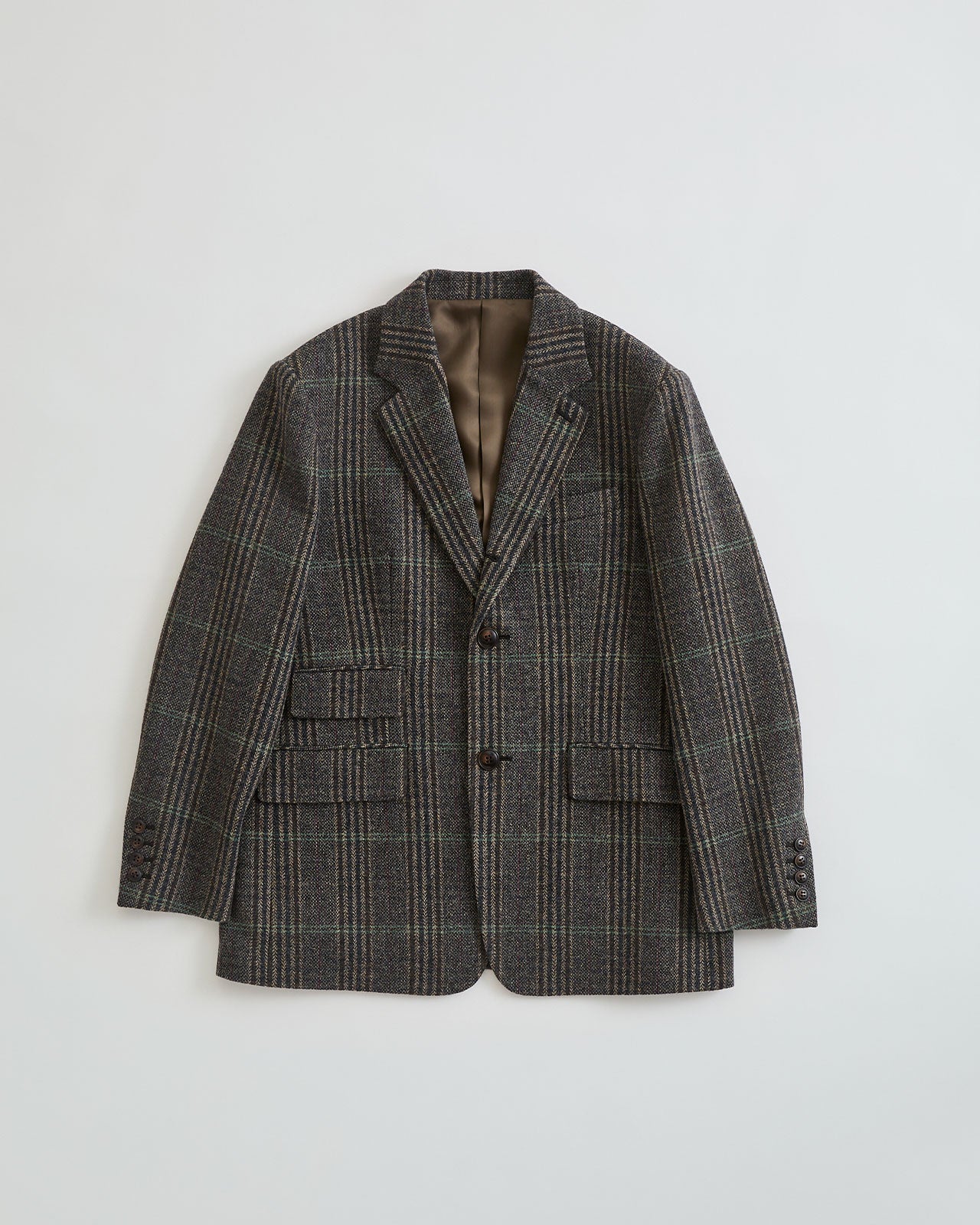 【9月中旬お届け】BRITISH WOOL CHECKED JACKET