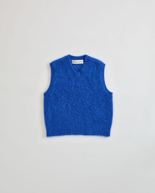 【9月上旬お届け】ALPACA SHAGGY KNIT VEST