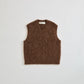 【9月上旬お届け】ALPACA SHAGGY KNIT VEST