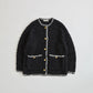 【9月中旬お届け】TWEED KNIT CARDIGAN