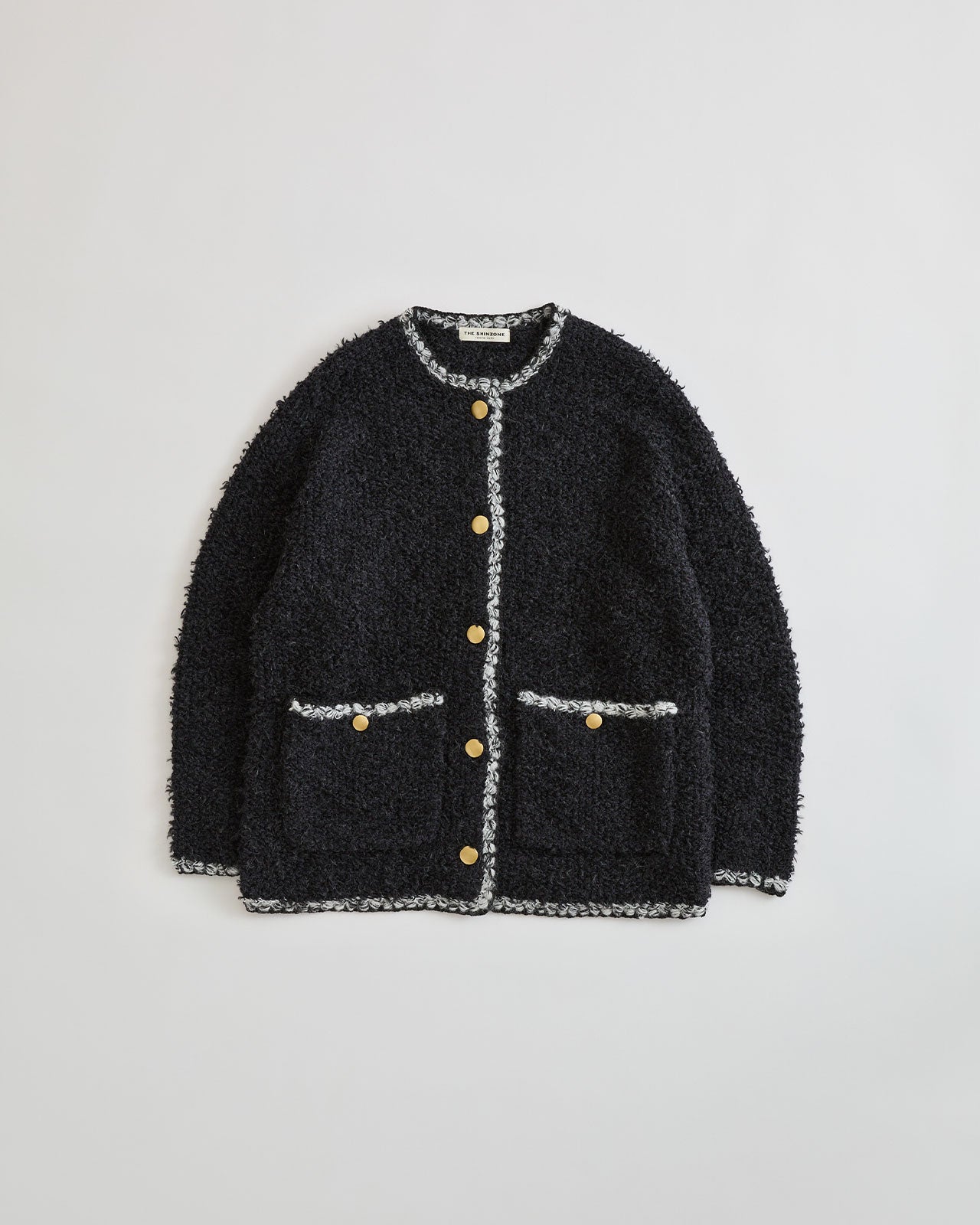【9月中旬お届け】TWEED KNIT CARDIGAN