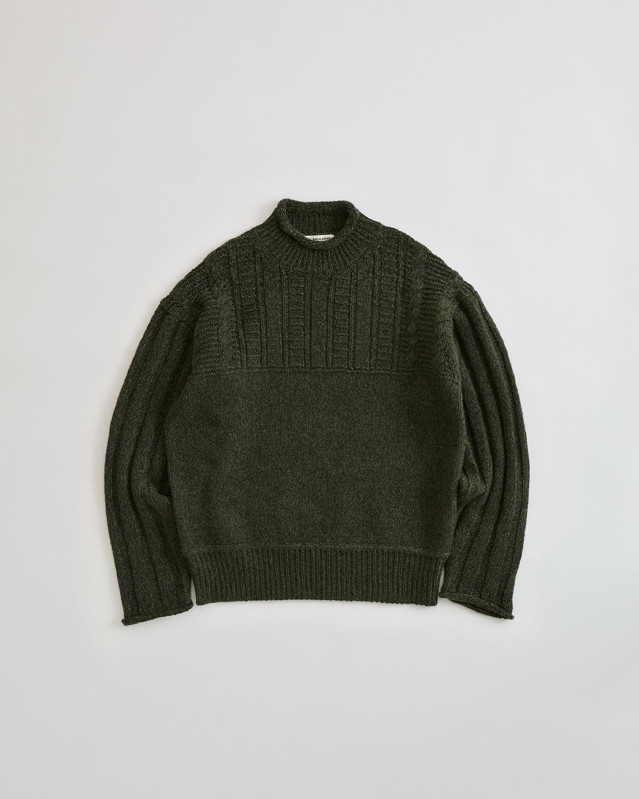 【10月下旬入荷予定】MIXED YARN MOCK NECK KNIT