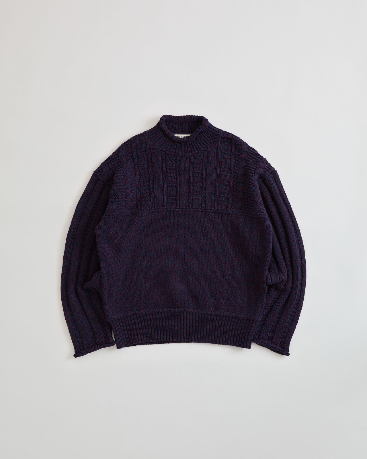 【10月下旬入荷予定】MIXED YARN MOCK NECK KNIT