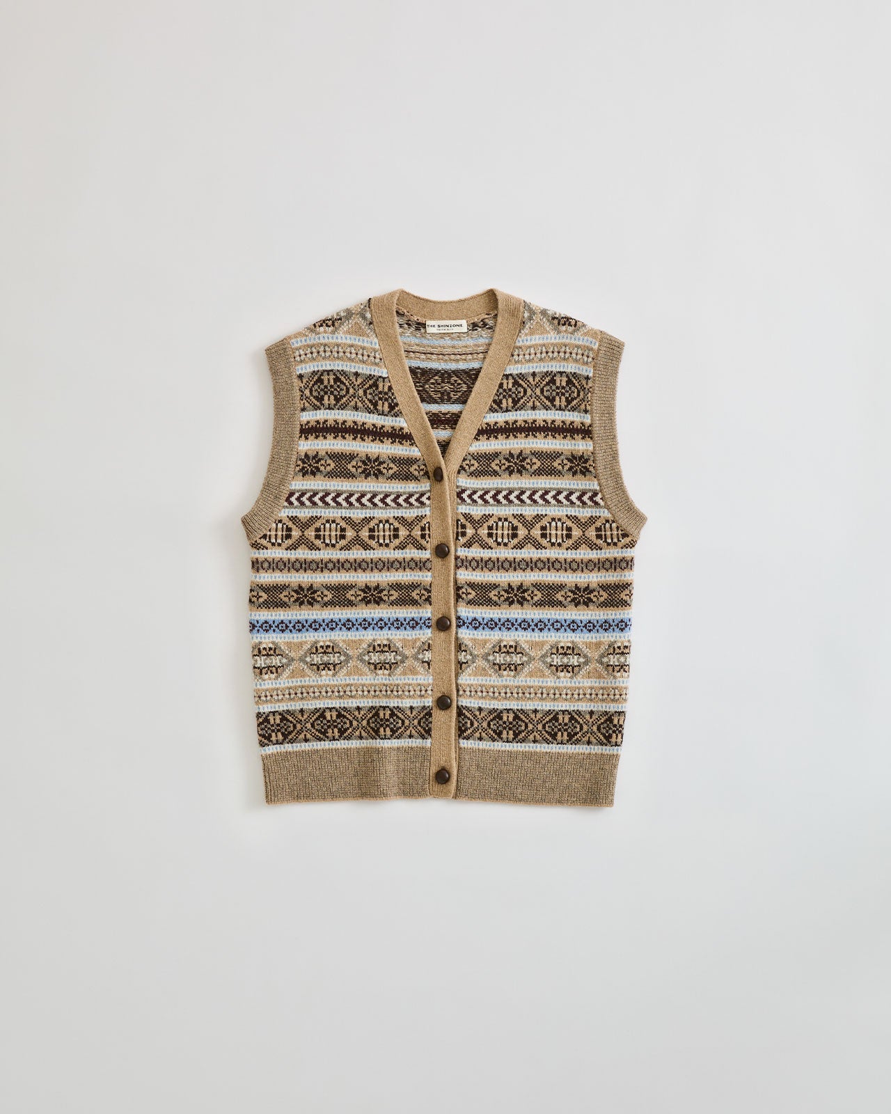 【9月中旬お届け】FAIR ISLE KNIT VEST