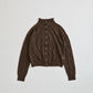 【9月中旬お届け】SHEER ARGYLE KNIT CARDIGAN