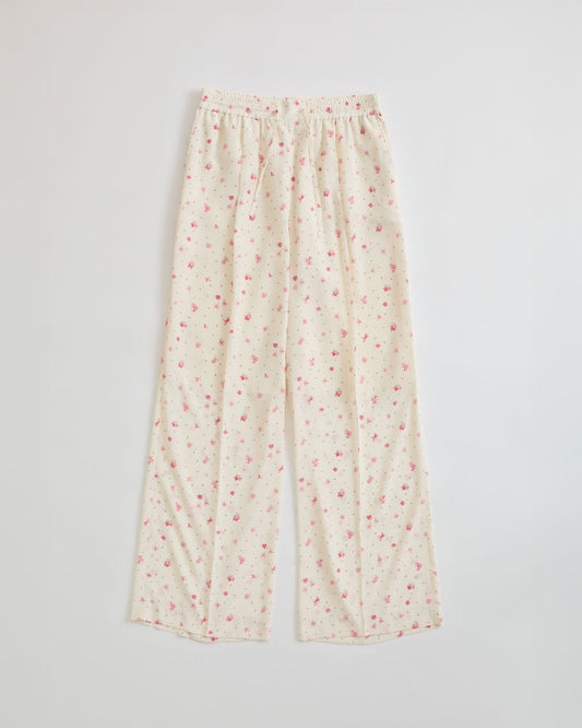 【9月中旬お届け】TINY BLOSSOM PRINTED PANTS