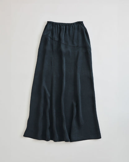 (WASHABLE) PIGMENT DYED SATIN SKIRT