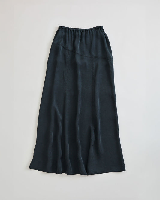 (WASHABLE) PIGMENT DYED SATIN SKIRT