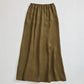 (WASHABLE) PIGMENT DYED SATIN SKIRT