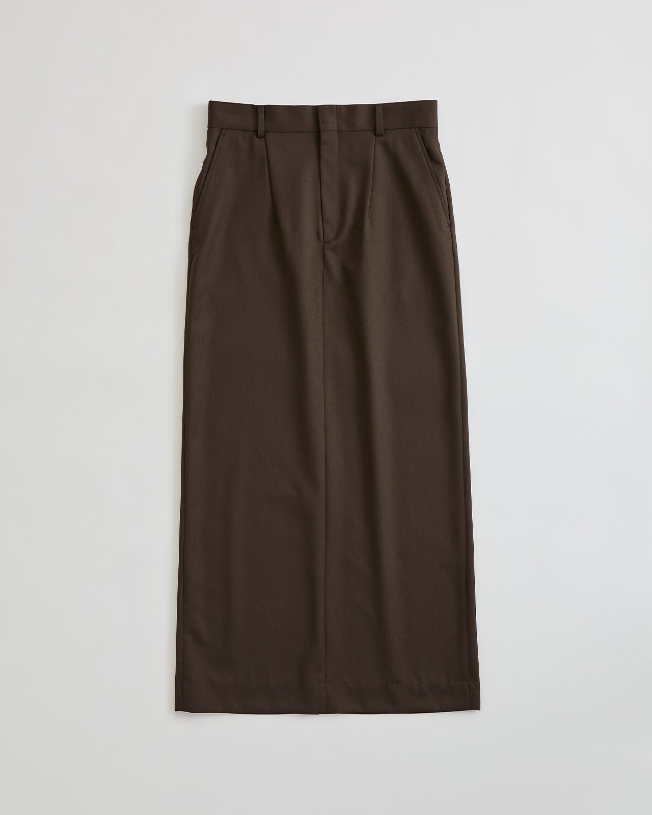 【9月中旬お届け】WASHABLE WOOL CHRYSLER SKIRT