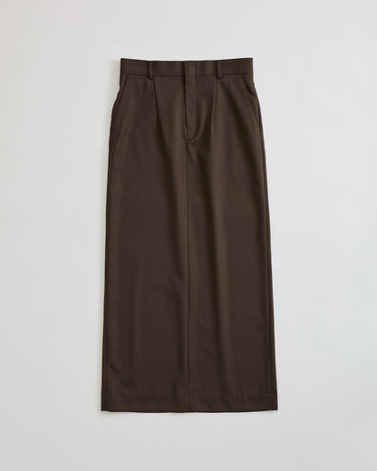【9月中旬お届け】WASHABLE WOOL CHRYSLER SKIRT