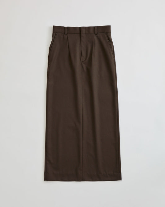 【9月中旬お届け】WASHABLE WOOL CHRYSLER SKIRT