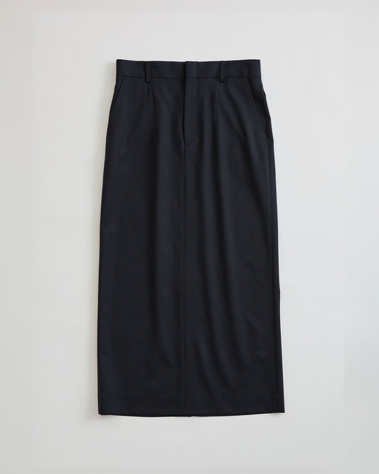 【9月中旬お届け】WASHABLE WOOL CHRYSLER SKIRT