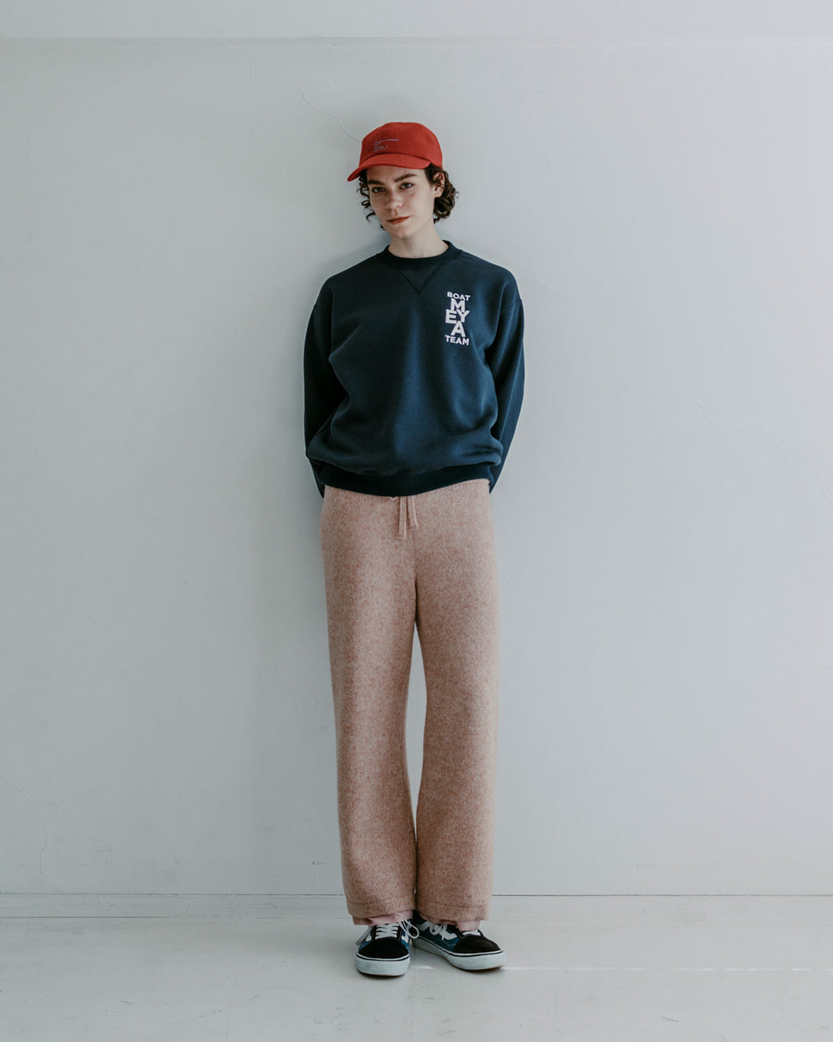 MEYAME NO.6 EMBROIDELY SWEAT (BRUSHED LINING)