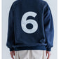MEYAME NO.6 EMBROIDELY SWEAT (BRUSHED LINING)
