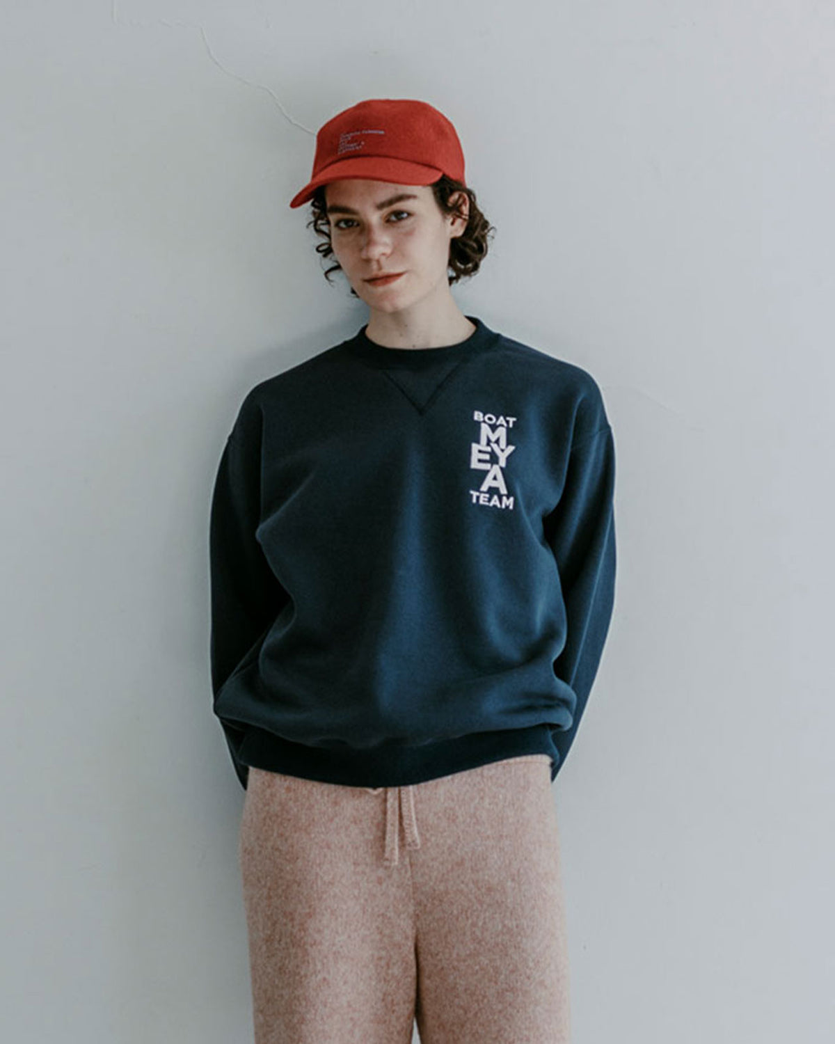 MEYAME NO.6 EMBROIDELY SWEAT (BRUSHED LINING)