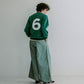 MEYAME NO.6 EMBROIDELY SWEAT (BRUSHED LINING)