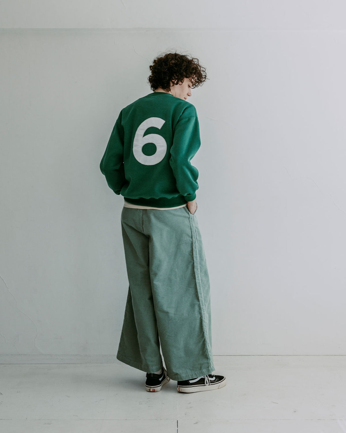 MEYAME NO.6 EMBROIDELY SWEAT (BRUSHED LINING)