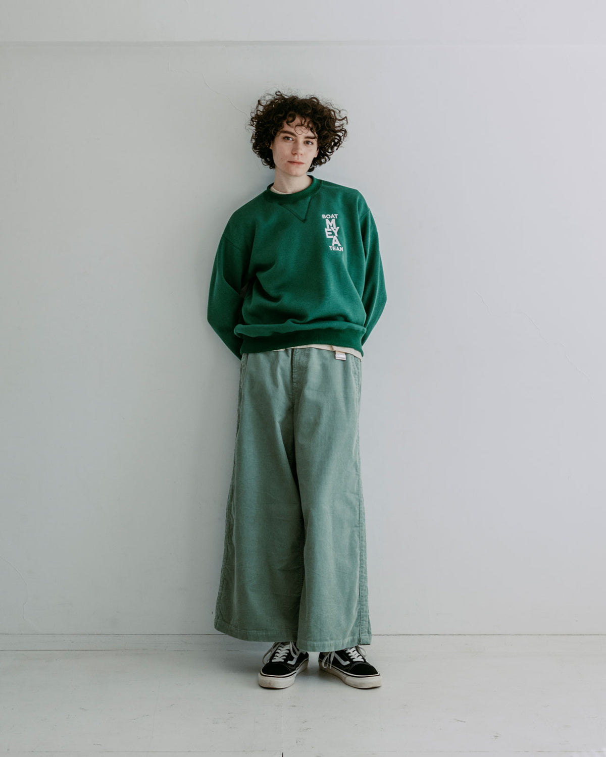 MEYAME NO.6 EMBROIDELY SWEAT (BRUSHED LINING)