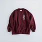 MEYAME NO.6 EMBROIDELY SWEAT (BRUSHED LINING)