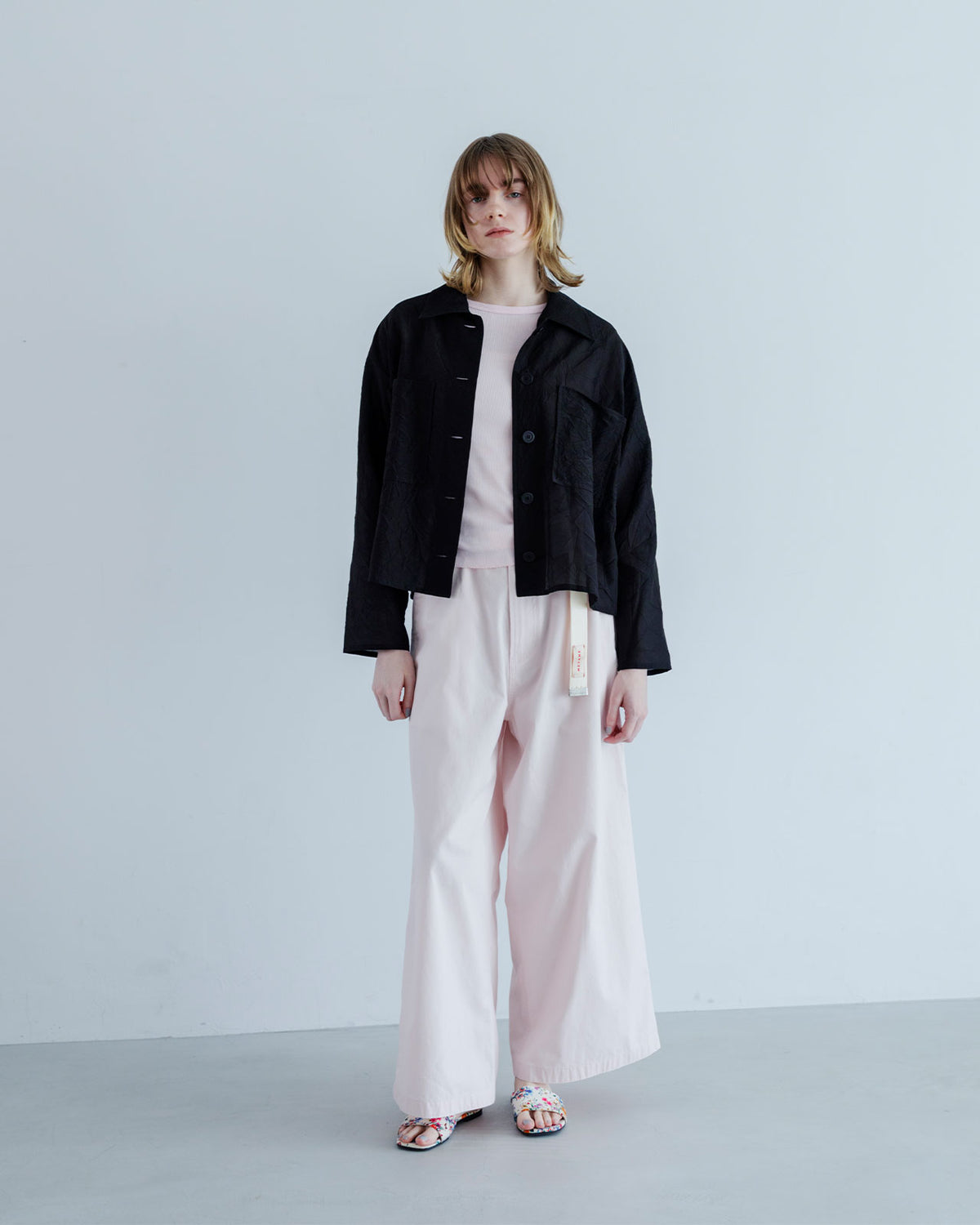 MEYAME SOFT RIB LONG SLEEVE TEE