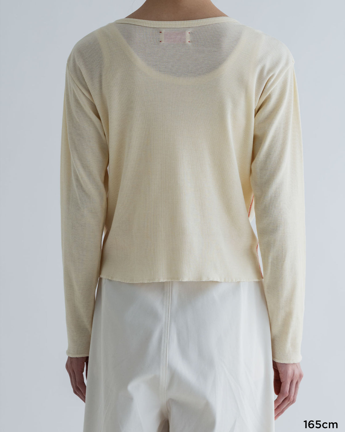 MEYAME SOFT RIB LONG SLEEVE TEE