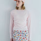MEYAME SOFT RIB LONG SLEEVE TEE