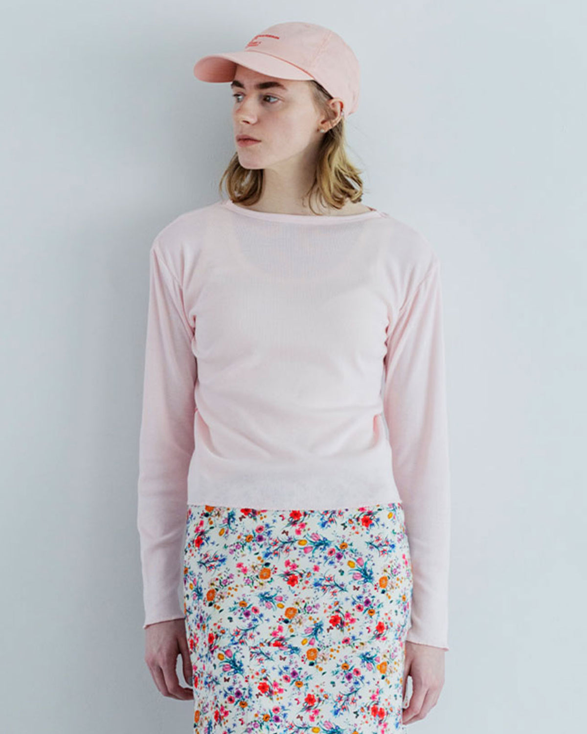 MEYAME SOFT RIB LONG SLEEVE TEE