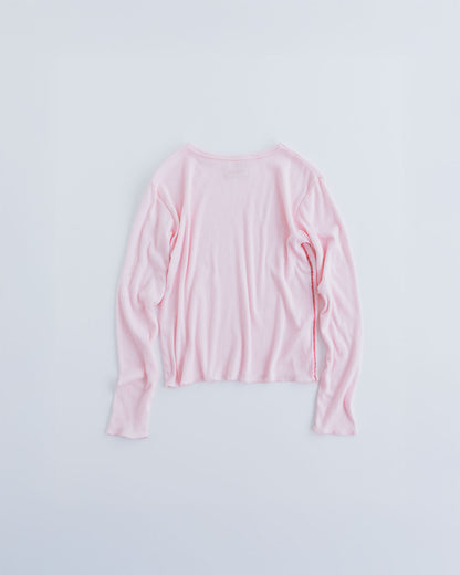 MEYAME SOFT RIB LONG SLEEVE TEE