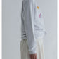 MEYAME PRINT SLIT LONG SLEEVE TEE (II)